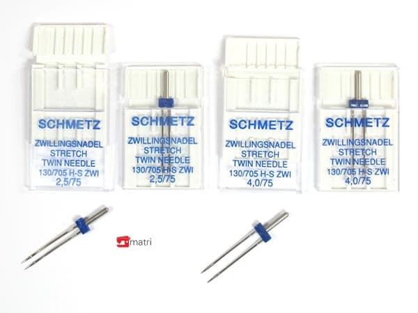 Schmetz tweeling Naalden set stretch — productfoto